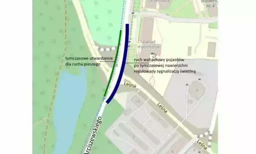 Zdjęcie do Od 15 kwietnia utrudnienia w ruchu przy ul. Arciszewskiego