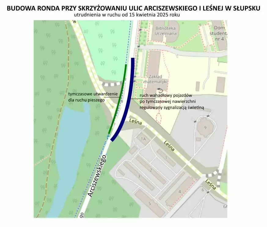 Zdjęcie do Od 15 kwietnia utrudnienia w ruchu przy ul. Arciszewskiego