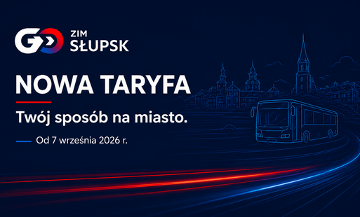 Zdjęcie do Nowa taryfa GO ZIM SŁUPSK. Od 7.09 więcej sposob&oacute;w na miasto