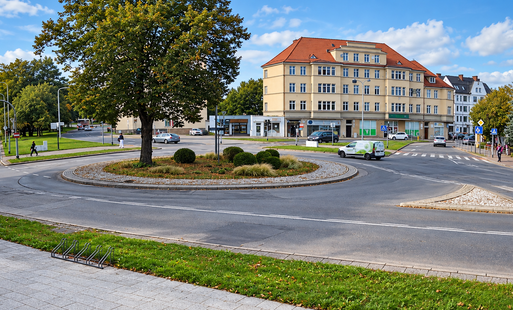 Zdjęcie do Przebudowa sygnalizacji świetlnej na skrzyżowaniu w centrum Słupska. Utrudnienia od 28 września